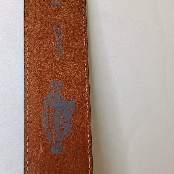 Justin Boots Ladies Belt Western Silver Black Rhinestone Buckle Size 34 - Picture 9 of 16